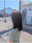 透明感グレージュカラー