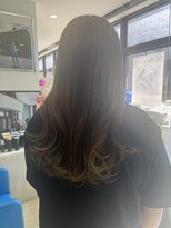 プランタン フォー ヘアー(printemps FOR HAIR) ハイライト×シフォンベージュ×巻き髪