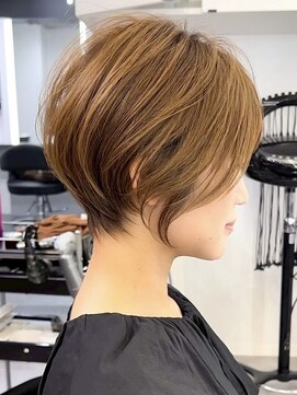 ブレス ヘアデザイン(BLESS hair design) 東静岡ショートボブくびれショートイルミナカラー顔周りレイヤー