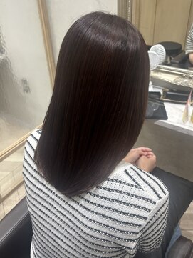 マルフェ 天王寺(marfe) 【marfe】髪質改善カラー＿ダークブラウン＿ナチュラルブラウン