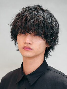 バイフィフス 原宿/表参道(by fifth) 原宿シャドウパーマメンズカットマッシュウルフ30代メンズパーマ