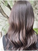 艶と透明感 パープルグレージュ ラベンダーカラー 20代30代 美髪