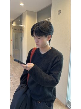 スキルアイマ(SKILL ima) センターパート/ニュアンスパーマ/スポットパーマ