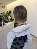 細かめハイライトグレージュ