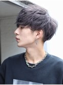グレージュ/マッシュショート/刈り上げ