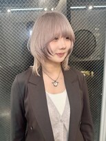 ラニヘアサロン(lani hair salon)&nbsp;ホワイトミルクティー/ミルクティーベージュ/ブリーチ/ウルフ