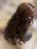ヘアセットサロンコト(Hair Set Salon KOTO)&nbsp;ハーフアップアレンジ