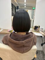 ヘアーアートシフォン 池袋西口店(Hair art chiffon)&nbsp;デジタルパーマ/ミルクティーブロンド/四角/髪質改善/白髪染め