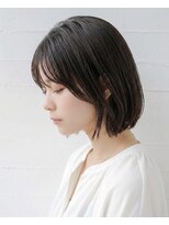 リタ 枚方(Rita)&nbsp;夏カラー最適◎ナチュラルボブ暗め/ブリーチなしカラー/小顔