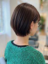 フレイムス ヘアアンドリラックス 大宮東口店(Frames)&nbsp;ショートボブ20代30代40代◎前髪あり丸みショートミニボブ大宮