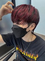ウーズ ハラジュク(Ooze.HARAJUKU)&nbsp;ハッシュカットグレージュデザインカラーツートーンカラー原宿