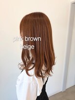 サロン(SALON)&nbsp;挑戦しやすいピンクブラウンベージュ　～Akari～