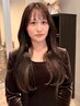 【miyu指名】【憧れの大人映え】カット+透明感カラー+髪質改善TR￥8250