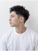 船橋駅黒髪メンズ刈り上げショート