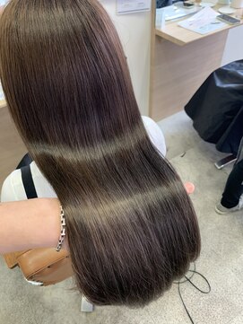 シェノン 武庫之荘(CHAINON) 髪質改善/グレージュカラー/黒髪/ココアベージュ/ボブウルフ