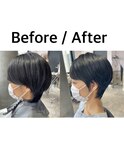 【Lee大阪店】骨格補正×ショートレイヤー/新出奈津樹