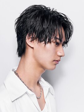 メンズヘアセンス 渋谷(MEN'S HAIR SENSE) ニュアンススパイラルパーマ　センターパート