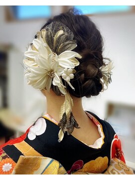 ハナココ 水戸店(hana Coco) 成人式前撮り 着付けヘアセット メイク 髪飾り 水戸