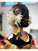 成人式前撮り 着付けヘアセット メイク 髪飾り 水戸