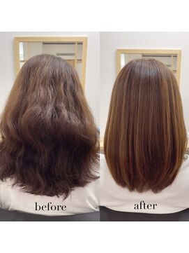 リアン(Lien) 『髪質改善』ストレートエステ（縮毛矯正）（リタッチ可）