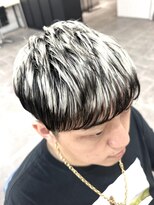 エル オオサカ 心斎橋店(L. OSAKA)&nbsp;毛先ブラックスパイキーショート_波巻き束感ショート_S84