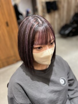 カフェアンドヘアサロン リバーブ(cafe&hair salon re:verb) ピンクラベンダーハイライト☆
