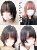 ウルフカット/ウルフ女子/顔周り/ミディアム/ロング/セミロング