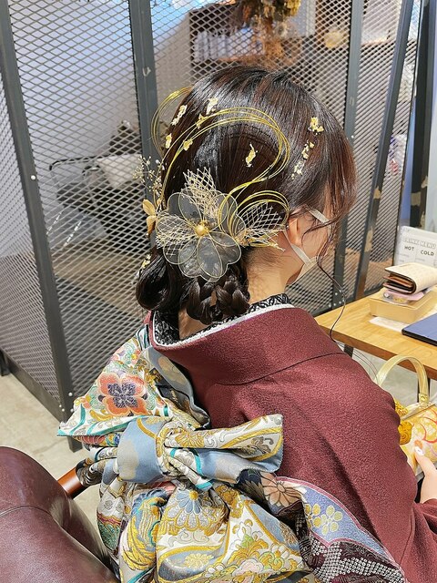 成人式　ヘアアレンジ