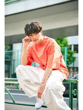 リトル 日田(little) 刈り上げミックスウェーブマッシュ