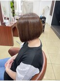 アッシュピンクミニボブ