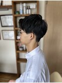 メンズアップバング