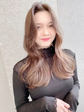 ロンド リリー 銀座(Lond Lily) 韓国風レイヤーカット顔周り×髪質改善縮毛矯正[銀座]