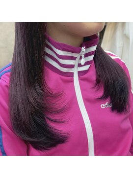 リミットバイアフィナー 大宮店(limit by Afinar) 赤みラベンダー×裾カラー