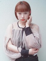 レジュアル(RESSUAL) アンブレラカラーこなれミディイメチェンウェーブパーマ前髪