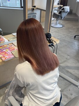エクリュ(ecru) bleach × pink beige