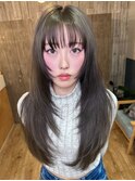 透明感カラー/髪質改善/縮毛矯正/レイヤーカット/ダブルカラー