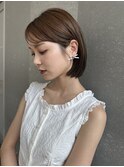 イメチェン外ハネボブ美髪×ブリーチなしレイヤー韓国[大宮]