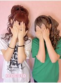 体育祭ヘアセット
