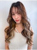 韓国風ヘア×インナーカラー