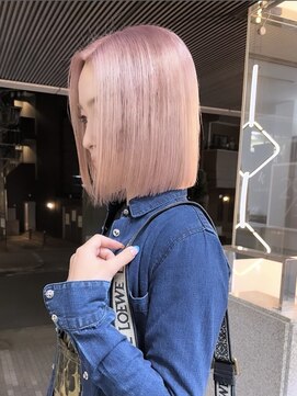 ラキング ギンザ トウキョウ(LAKING GINZA) くびれヘア/アプリコットオレンジ/夏/ハイライトカラー[銀座駅]