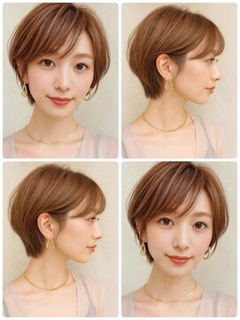 ウィールール 手稲店(WE RULE) 白髪ぼかし×オリーブグレージュの大人上品ショートスタイル