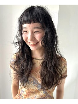 シータ(sheta) 【表参道sheta/中澤】ニュアンスパーマ　ロングレイヤーカット