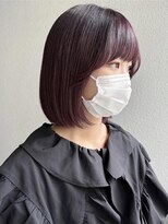 ブロンド 町田(BLONDE)&nbsp;ヘイリーボブ/バーガンディ/ルーツカラー