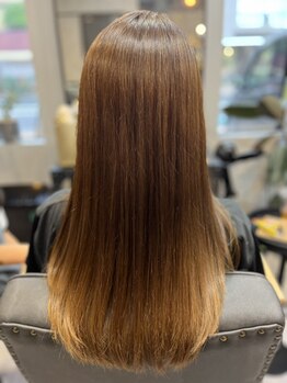 【弱酸性の優しい薬剤使用】人気の髪質改善で、サロン帰りの綺麗な状態をずっとキープできるように―*