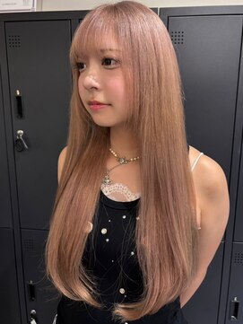 イリ 大阪(ili) 暗めカラー/デザインカラー/髪質改善/小顔/オリーブグレー