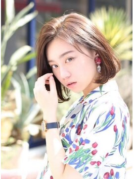 ジーナ 渋谷 表参道(JINA) 大人ショートボブ/髪質改善/前髪なし/20代30代40代