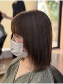 艶髪、絹髪ストレート