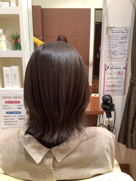 大人可愛い艶カラーくびれヘア10代20代30代40代