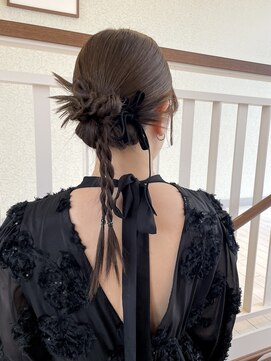 お呼ばれアレンジ◎カチモリヘア/タイトアレンジ