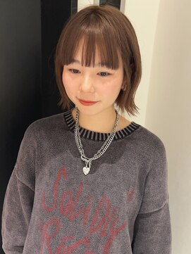 シピ バイ ブレス(shipi. by brace) ミルクティーベージュ/ブリーチリタッチ/中明度カラー